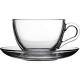6'lı Büyük Fincan Bardak Takımı, Çay ve Kahve Için, 238 Ml, 12 Parça - Seçenek 1