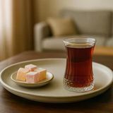 6’Lı Desenli Cam Çay Bardağı Seti – 160 Ml İnce Belli Modern Tasarım – Isıya Dayanıklı Cam Bardak – Şık Ve Zarif Sunum İçin Çay Ve Kahve Bardağı