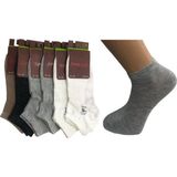 6'lı Dikişsiz Yazlık Bambu Erkek Patik Çorap - 40 - 44 - Çok Renkli