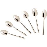 6'lı Dublin Çay Kaşığı, Şık ve Dayanıklı Metal Tasarım, Set Halinde Kullanıma Hazır - Seçenek 1