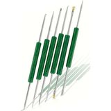 6'lı Elektronik Cihaz Sökme ve Açma Seti (Iğne, Çatal, Rayba, Bıçak, Fırça, Tutucu) - Mercan