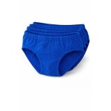 6lı Erkek Çocuk Slip Külot Pamuklu Renkli Ekonomik Rahat (Mavi, 7-8 yaş)