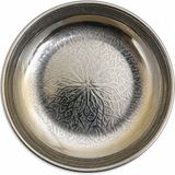 6'lı Işlemeli Paslanmaz Çelik Mini Sunum Tabağı - Kahvaltılık, Mezelik, Çerezlik, Lokumluk - 12 cm