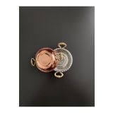 6'lı Kulplu Bakır Çerezlik-kahvaltılık-reçellik-sunumluk Set Mini (9 CM X 2,3 CM)
