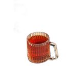 6'lı Kulplu Cam Bardak - Çay Kahve Bardağı Cam Kupa 172 ml