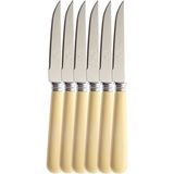 6'lı Lüx Meyve,kahvaltı ve Taı Bıçak Seti 16.5 cm