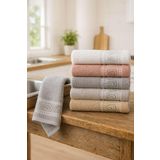 6'Lı Mutfak Havlusu Seti 30X50 Cm %100 Pamuklu Derya