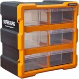6’lı Organizer Küçük Monoblok Çekmece, 26,2X15,7X26,7 cm - Ahşap