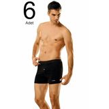 6'lı Paket Düğmeli Erkek Boxer