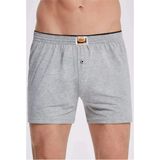 6'lı Paket Ilke Erkek Penye Boxer - Gri - M