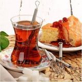 6'lı Paslanmaz Çelik Çırpıcı Şekilli Mini Çay Kaşığı Seti - Seçenek 1