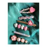 6'lı Pens Toka Set - Pembe NFS1794006