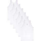6'lı Penye Klasik Beyaz Erkek Atlet - XL - 2XL