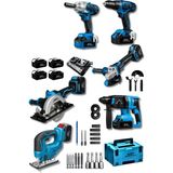 6lı Set Bl Motor Matkap Hilti Taşlama Somun Sıkma Dekupaj Testere Daire Testere Makinesi