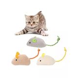 6'Lı Set Peluş Fare Kedi Oyuncağı, Dayanıklı Ve Eğlenceli