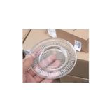 6'lı Set Tabak Cam Cam Tabak 12 cm Çay Bardakları için Tabak Cay Tabagi