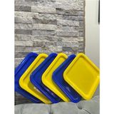 6'lı Set Taraftar Plastik Tabak Sunum Tepsisi Fenerbahçe - Çok Renkli