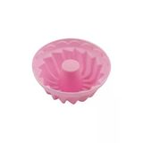 6'Lı Silikon Mini Kek Muffin Kalıbı Renkli Silikon Pembe
