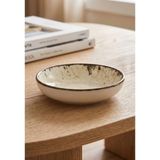 6'lı Valencia Çukur Tabak 15,5cm Dijital Mega Rinart - 225 ml - Krem