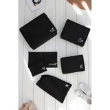 6'lı Valiz Düzenleyici Bavul Içi Organizer Set Seyehat Hurcu - Siyah