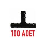 6Lık Te 100 Ad.Damla Sulama Parçası Aparatı Damlama Borusu Te Si