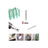 6Mm Mermer Granit Fayans Cam Yuvarlak Delme Panç Elmas Uç Yuvarlak Açma Matkap Için Karot