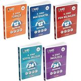 6,sınıf Sarmal Deneme Türkçe-Matematik-Fen Bilimleri-Sosyal Bilgiler-Ingilizce 5 Li Set