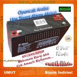 6v 12ah , 6volt 12amper , 6 Volt 12 Amper , Kargo Bedava , Oyuncak Araba Aküsü 6v 12ah 20hr