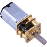 6V 12MM 60 Rpm Redüktörlü Mikro Dc Motor - Option-1 - 0 - Siyah