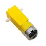 6V 250Rpm Redüktörlü Dc Motor - Sarı Motor (Sarı Tekerlek Uyumlu)