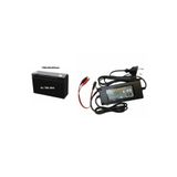 6v 7ah Pilsan Pars Akülü Araba Araç Için Uyumlu 6 Volt 7 Amper Akü + 3.5 Amper Akü Şarj (SİYAH)