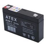 6V 7Ah/20Hr , Atex Ax6-7 6V 7Ah Akü Kuru Akü 15X9x3.5cm