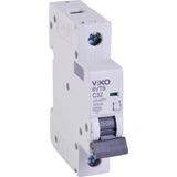 6VTB-1C32 Otomatik Sigorta 6ka C Tipi 1 Kutup 32A