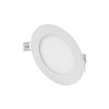 6W Slim Kasa Led Spot Beyaz Işık Led Panel Beyaz Yuvarlak 3,5" 6500K (Delik:10,5Cm Dış:12cm)