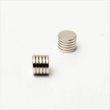 6x1 mm (Çap 6mm x Kalınlık 1mm) Yuvarlak Güçlü Disk Neodyum Mıknatıs Adet Seçenekli - 25 Adet - Gümüş