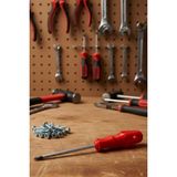 6X125 mm Yıldız Uçlu Tornavida| Ergonomik Saplı Profesyonel Seri - Kırmızı - 6x125mm