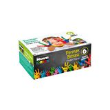 6X25 ml Parmak Boyası Su Bazlı - Kolay Silinebilir Boya
