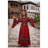 6zar YÖRESEL HAMAVİ ÇOCUK ELBİSE (ŞAL VE KUŞAK BİRLİKTE) mezuniyet 23 nisan çocuk kaftan çoçuk abiye