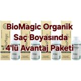 7.11 Küllü Kumral Biomagic Organik Saç Boyası (4 Boya 4 Oksidan)