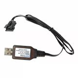 7.4V 4 Pin Lityum Pil Usb Şarj Kablosu Jst Sm-4P Soket Lipo Batarya Araba Oyuncak Rc Quadcopter Drone Helikopter Bot Uçak