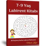 7-9 Yaş İçin Labirent Bulmaca Kitabı - Murat Kuzu