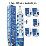 7 Adet 250 ML + 5 Adet 50 ML- Gözlük, Cep Telefonu,TV, Bilgisayar, Laptop, Tablet, Temizlik Seti
