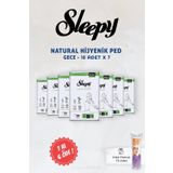 7 AL 6 ÖDE Sleepy Natural Ultra Hassas Hijyenik Ped Gece 18 li ve Disk Pamuk 70 li