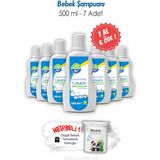 7 Al 6 Öde Turmepa Bebek Şampuanı 500 ml ve Rosıe - Beyaz - 1 - 5 Yaş