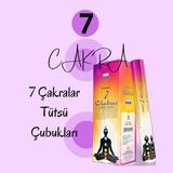 7 Chakras Çakra Tütsü 20 Çubuk - Kırmızı - 1 Adet