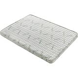7 cm Bamboo 180 x 200 Visco %100 Lastikli Uyku Pedi Yatak Şiltesi Lüx Ortopedik Yatak Pedi - Beyaz - 180 x 200 cm