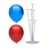 7 Çubuklu Balon Standı + 40 adet balon ( Kırmızı - Koyu Mavi )