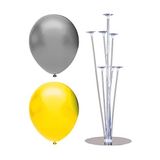7 Çubuklu Balon Standı + 50 adet balon ( Sarı, Gümüş )