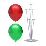 7 Çubuklu Balon Standı + 7 adet balon ( Kırmızı, Koyu Yeşil )