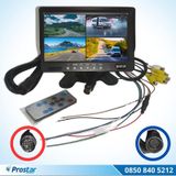 7" Dörde Bölünür Araç Monitörü 13 Pin Çıkışlı 4 Kamera G